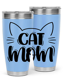 Cat Mom Style 85#- cat- Tumbler