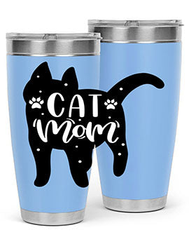 Cat Mom Style 86#- cat- Tumbler