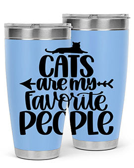 Cats Are My Favorite People Style 90#- cat- Tumbler