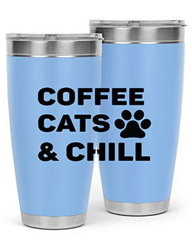 Coffee Cat Style 41#- cat- Tumbler
