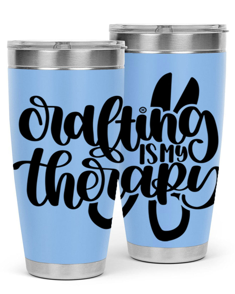 Crafting Is My Therapy 33#- crafting- Tumbler