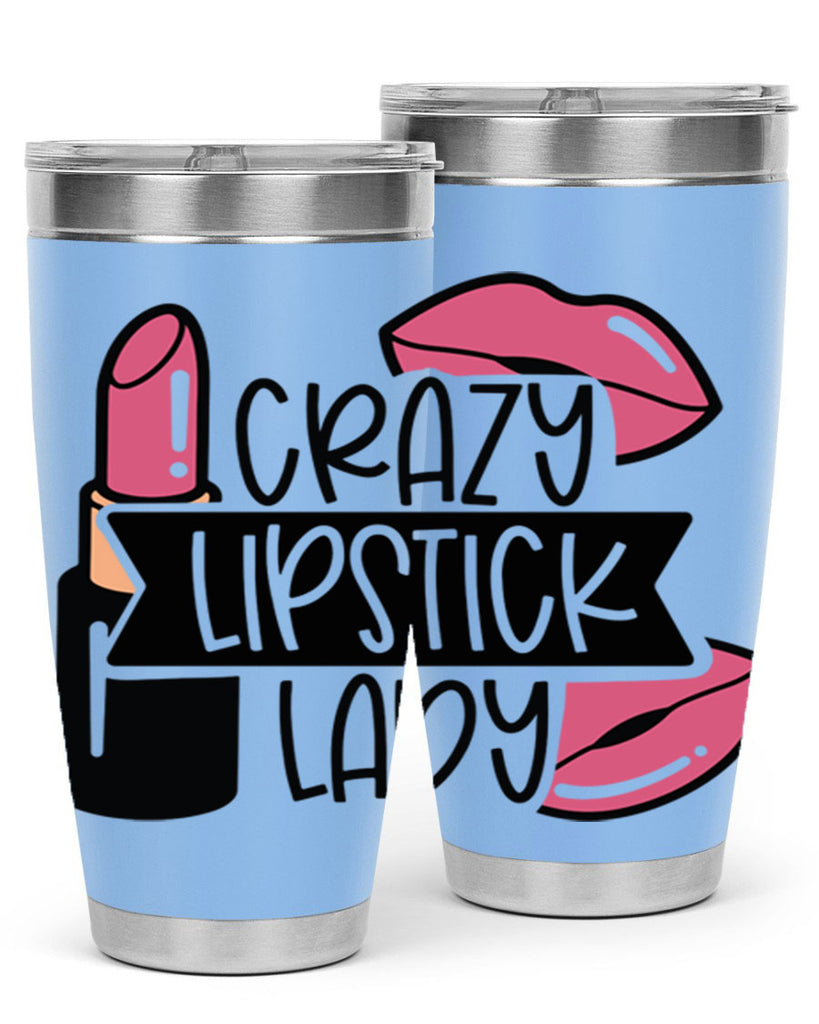 Crazy Lipstick Lady Style 108#- make up- Tumbler