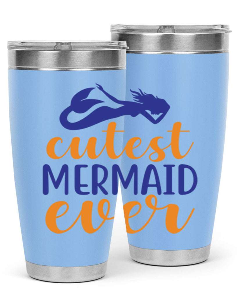 Cutest Mermaid Ever 91#- mermaid- Tumbler