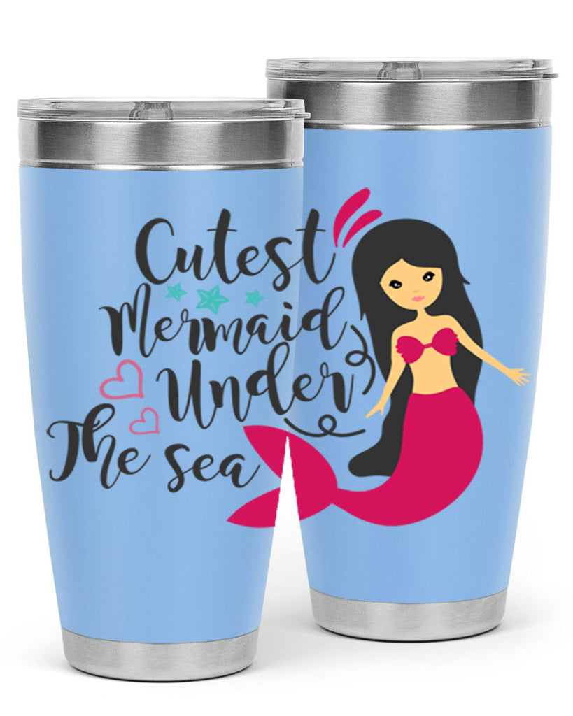 Cutest Mermaid under the sea 95#- mermaid- Tumbler