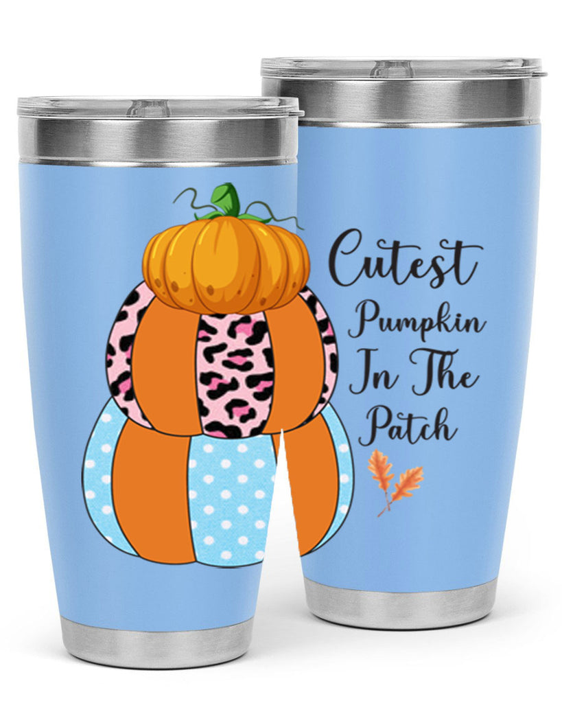 Cutest Pumpkin in the Patch 64#- fall- Tumbler