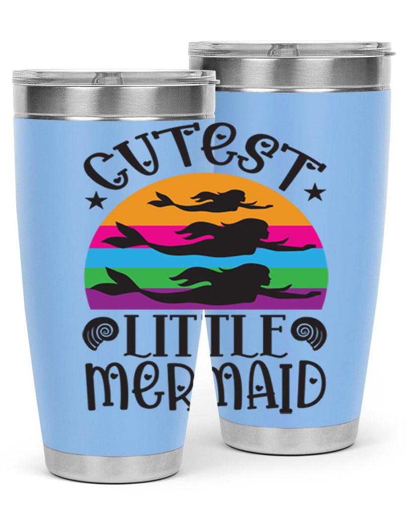 Cutest little mermaid 96#- mermaid- Tumbler
