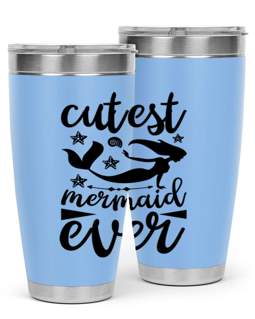 Cutest mermaid ever design 103#- mermaid- Tumbler