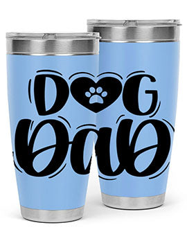 Dog Dad Style 30#- dog- Tumbler