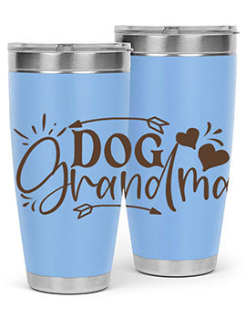 Dog Grandma Style 101#- dog- Tumbler