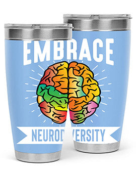 EmbraceNeurodiversityAwarenessTshirt 133#- alzheimers- Tumbler