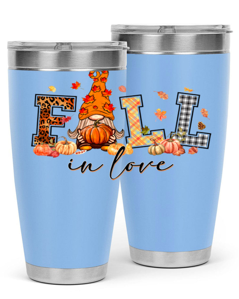 FALLinloveFallGnome 151#- fall- Tumbler