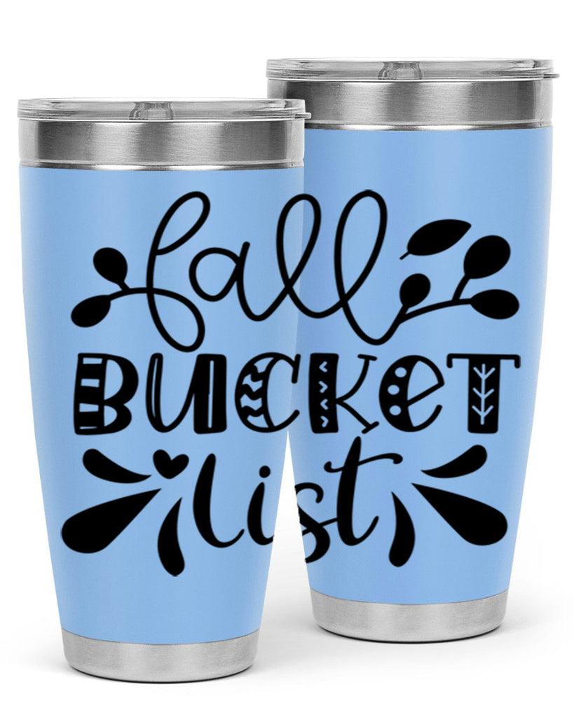 Fall Bucket List 94#- fall- Tumbler