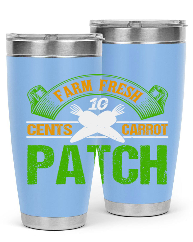 Farm Fresh cents carrot patch 22#- farming and gardening- Tumbler