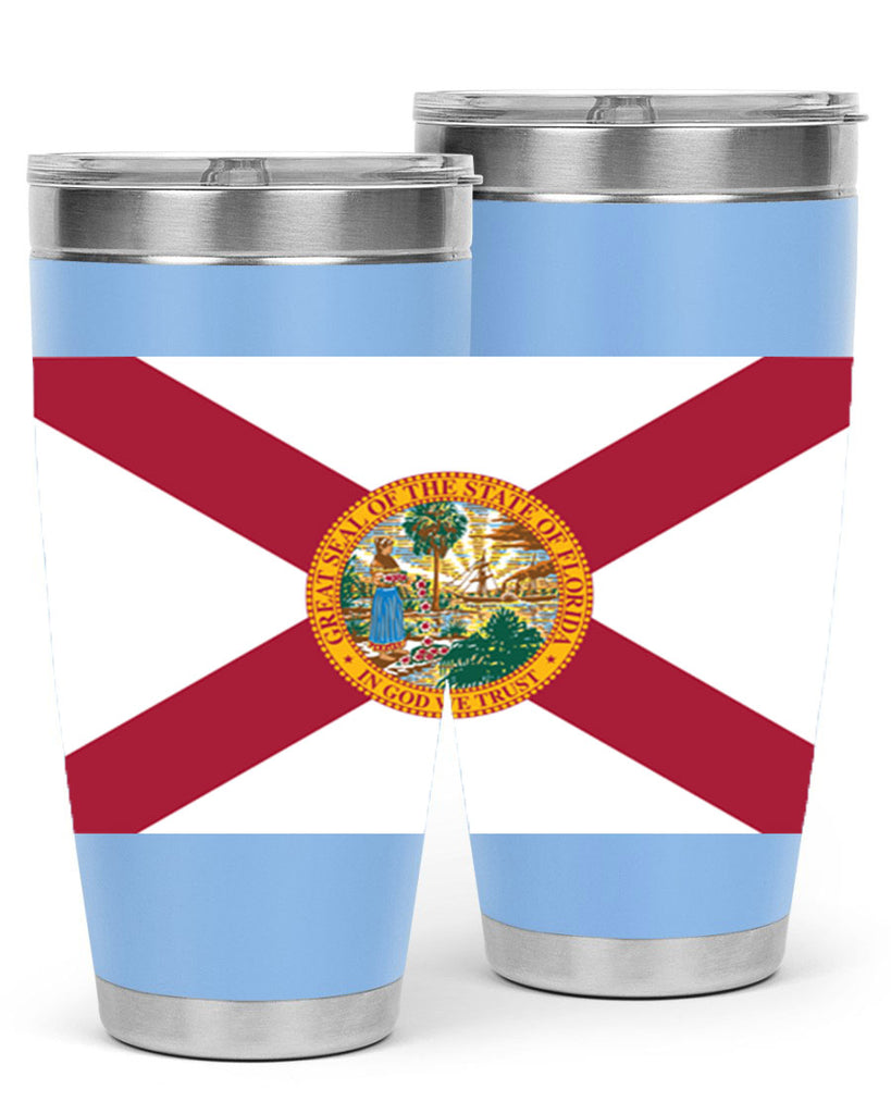 Florida 43#- Us Flags- Tumbler