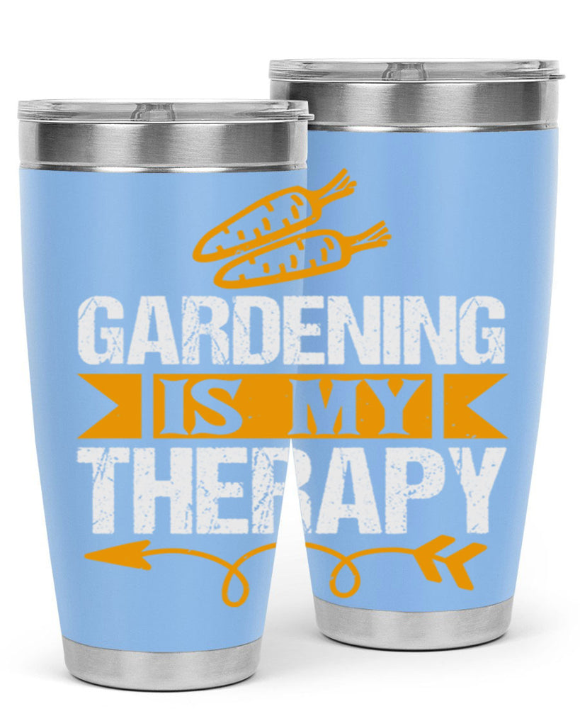 Gardending is my Therapy 64#- farming and gardening- Tumbler