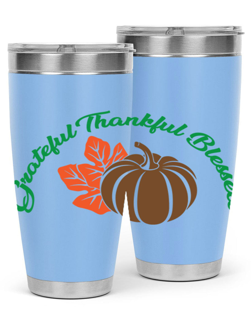 Grateful Thankful Blessed 214#- fall- Tumbler