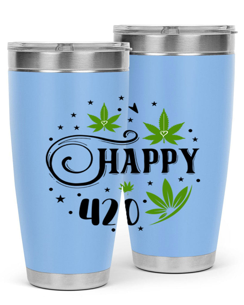 Happy 420 101#- marijuana- Tumbler