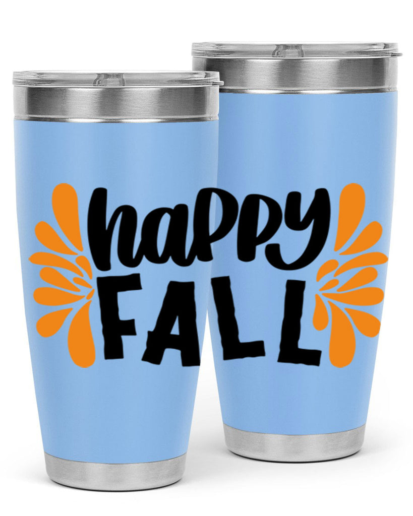 Happy Fall 491#- fall- Tumbler
