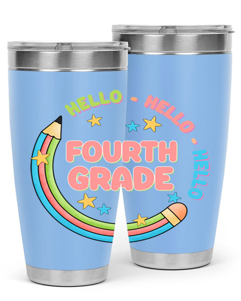 Hello 4th Grade Pencil 11#- 4th  grade- Tumbler