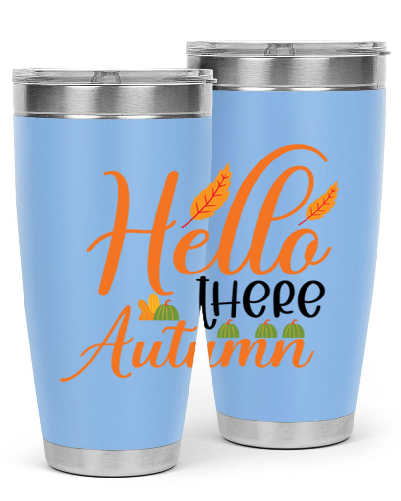 Hello There Autumn 297#- fall- Tumbler