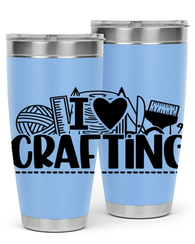 I Love Crafting 20#- crafting- Tumbler