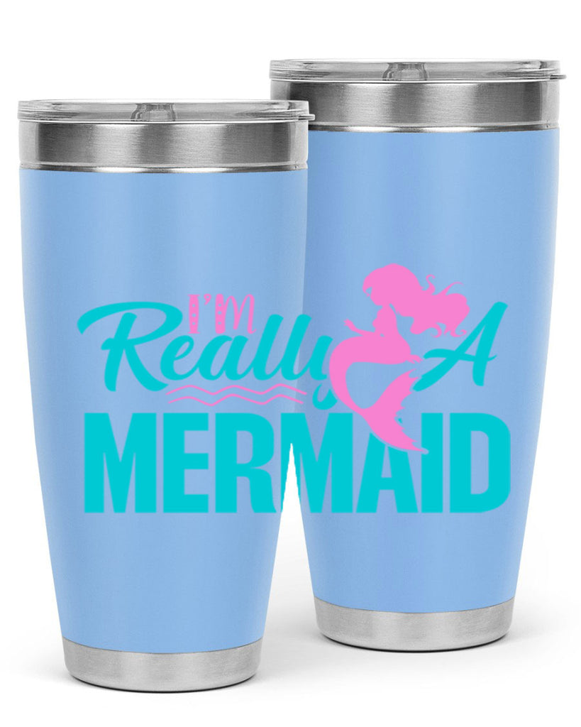 I m Really A Mermaid 212#- mermaid- Tumbler