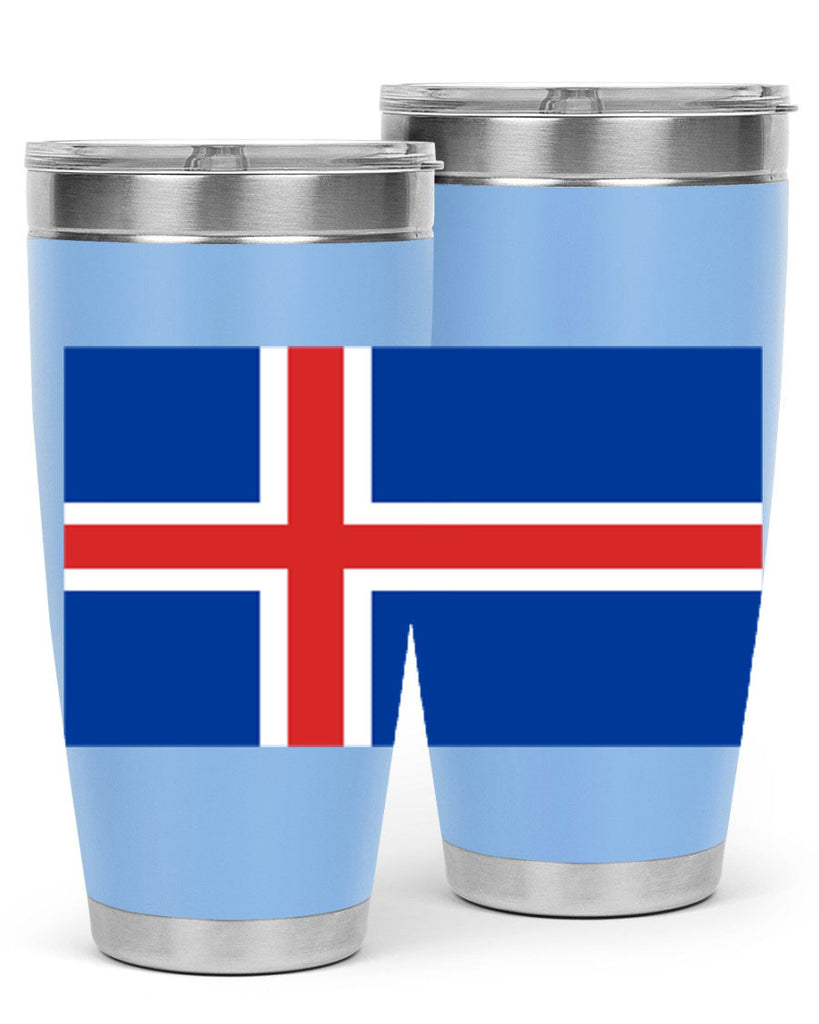 Iceland 122#- world flags- Tumbler