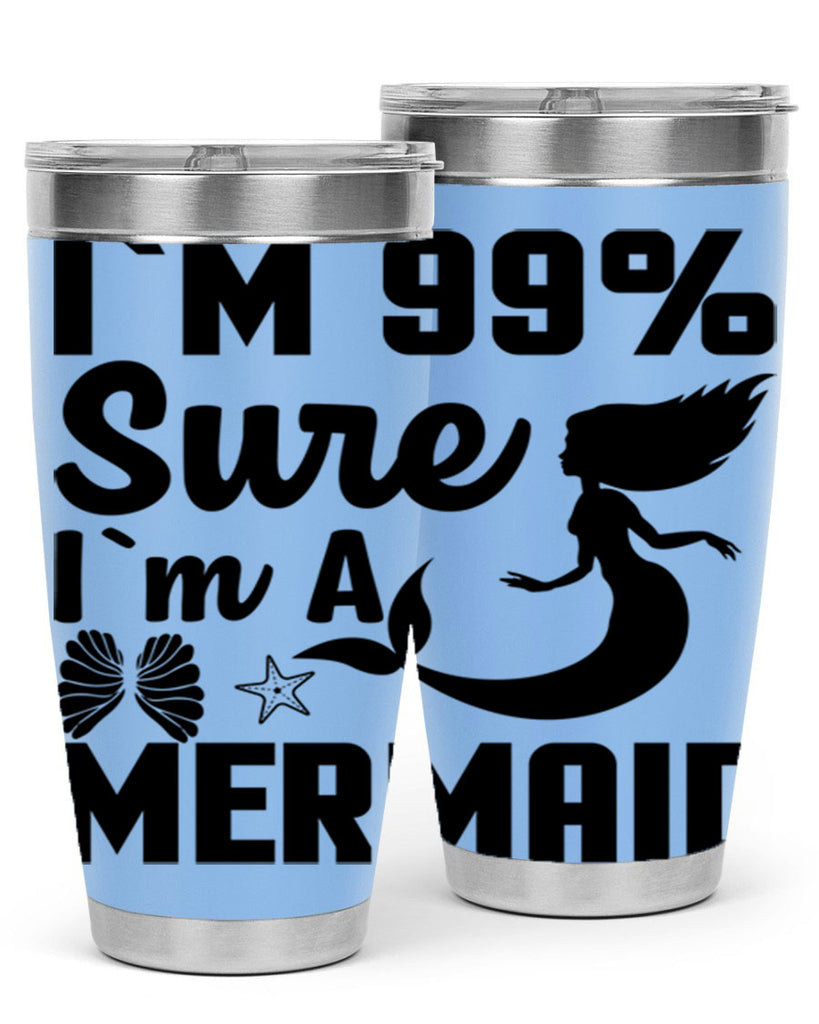 Im sure im a 253#- mermaid- Tumbler