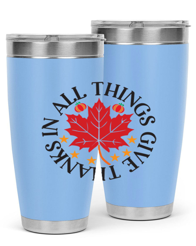 Inallthingsgivethanks 353#- fall- Tumbler