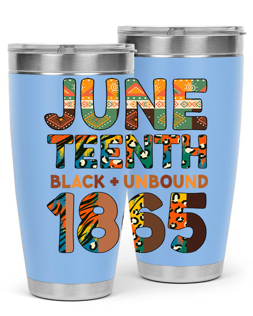 Juneteenth Black Unbound 1865 Png 33#- Juneteenth- tumbler