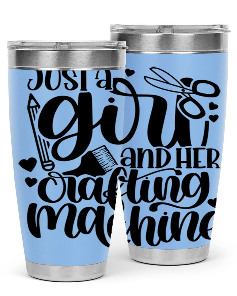 Just A Girl And Her Crafting 16#- crafting- Tumbler