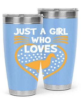 Just A Girl Who Loves Duck Style 34#- duck- Tumbler