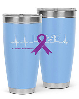 LOVE Gifts for Survivors National Alzheimers Awareness 191#- alzheimers- Tumbler