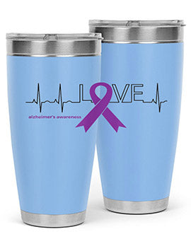 LOVE Gifts for Survivors National Alzheimers Awareness 192#- alzheimers- Tumbler