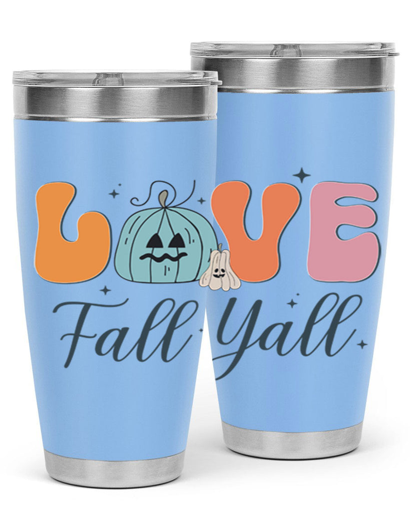 Love Fall Yall 413#- fall- Tumbler
