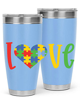 Love Style 30#- autism- Tumbler