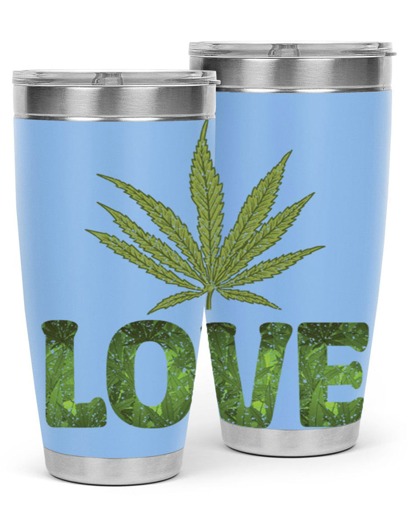 Love Sublimation 192#- marijuana- Tumbler