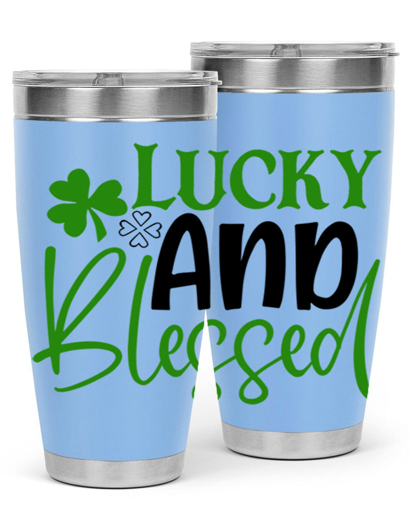 Lucky And Blessed Style 151#- St Patricks Day- Tumbler