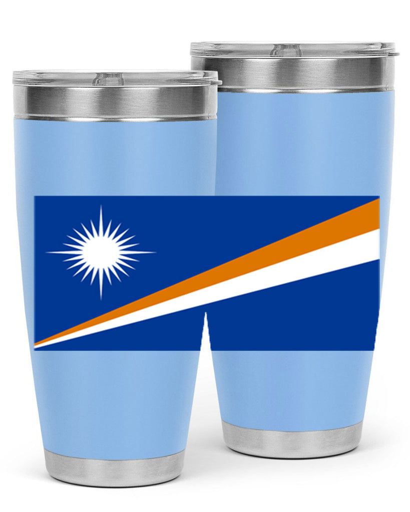 Marshall Islands 90#- world flags- Tumbler