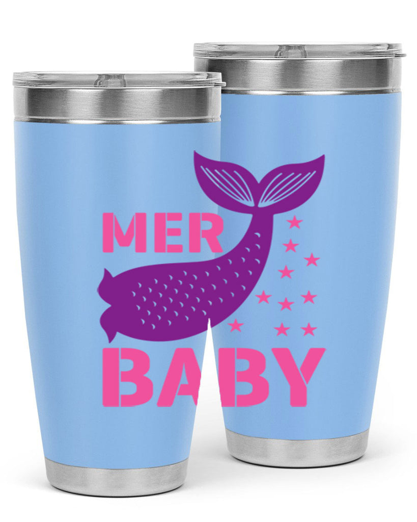 Mer Baby 321#- mermaid- Tumbler