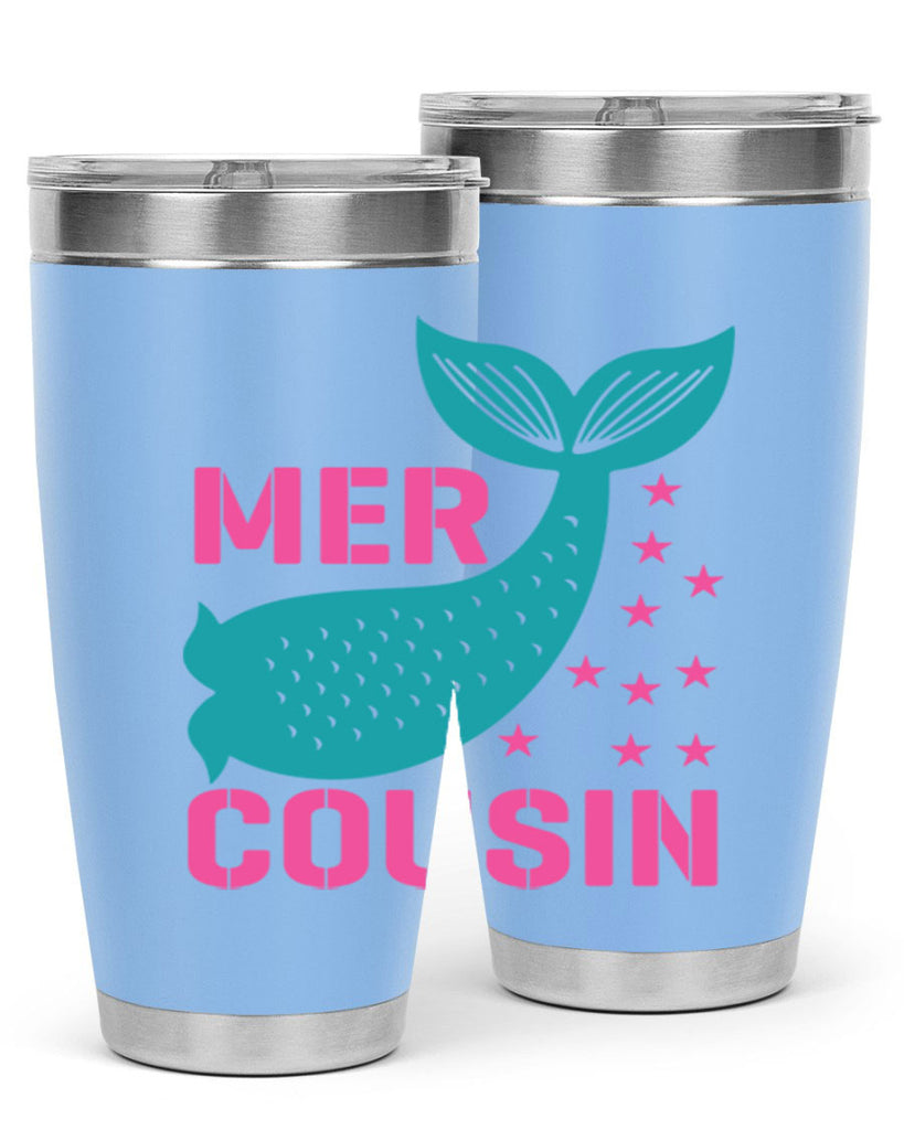 Mer Cousin 324#- mermaid- Tumbler