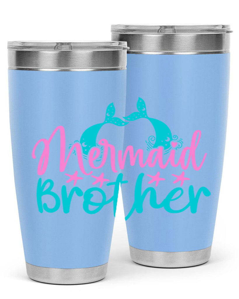 Mermaid Brother 354#- mermaid- Tumbler