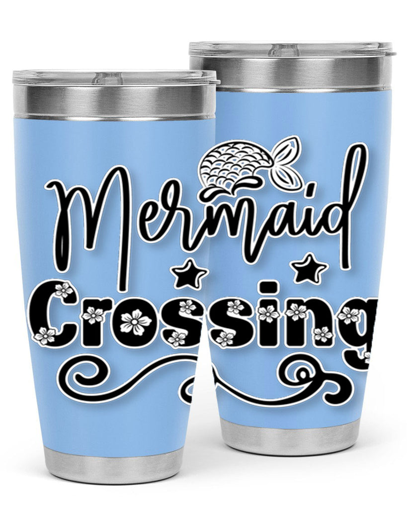 Mermaid Crossing 400#- mermaid- Tumbler