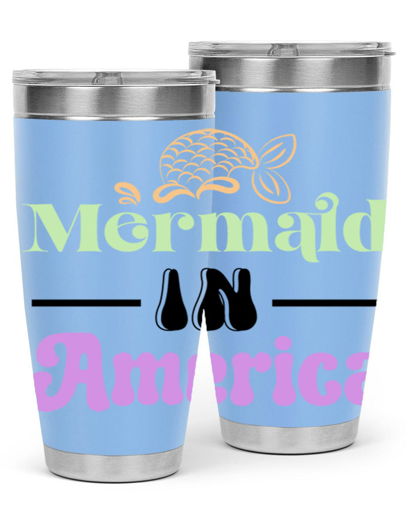 Mermaid In America 420#- mermaid- Tumbler