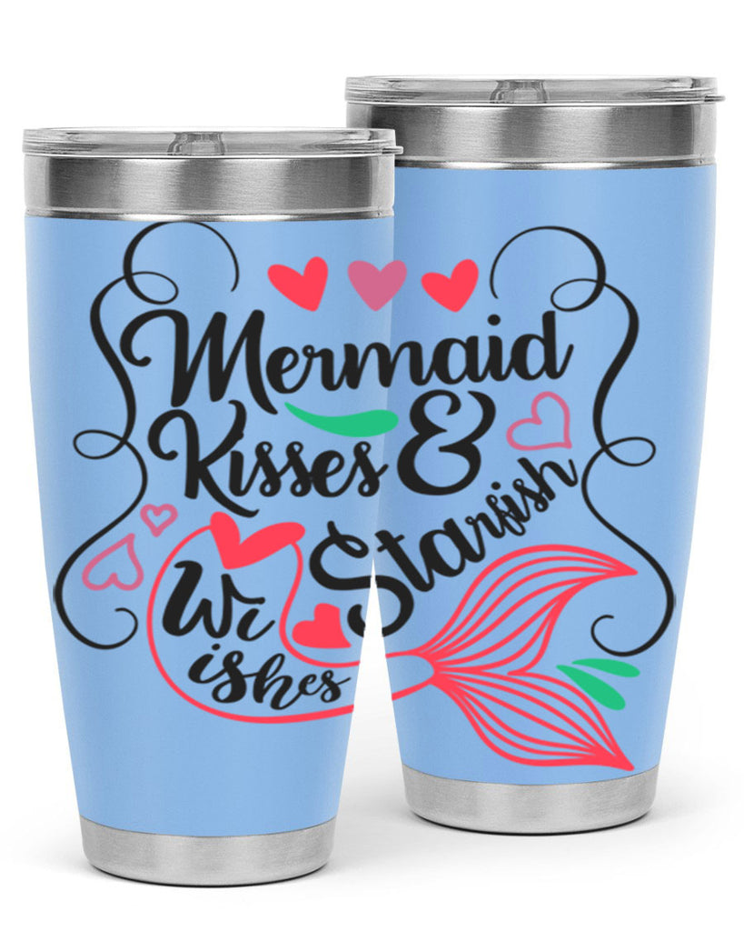 Mermaid Kisses Starfish Wishes 368#- mermaid- Tumbler