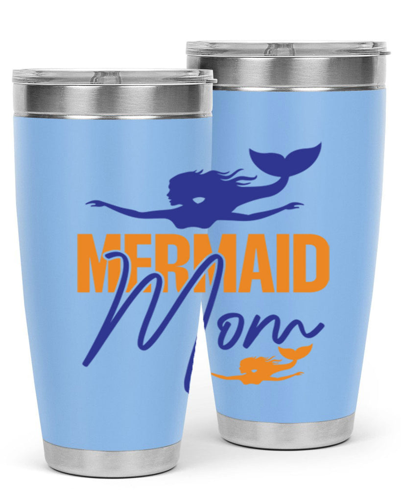 Mermaid Mom 369#- mermaid- Tumbler