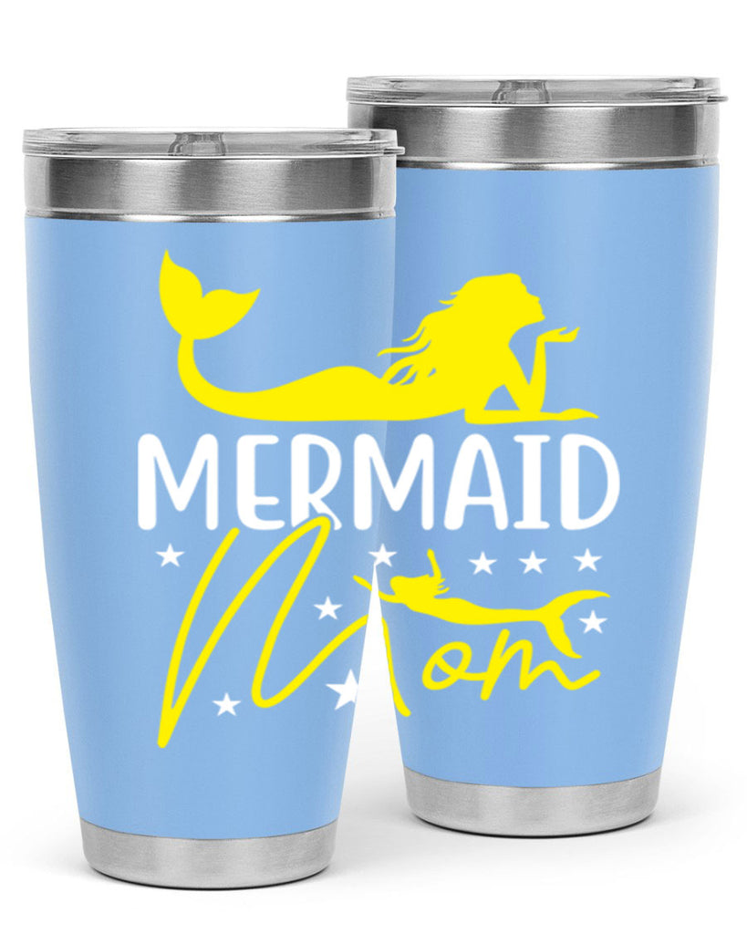 Mermaid Mom 370#- mermaid- Tumbler