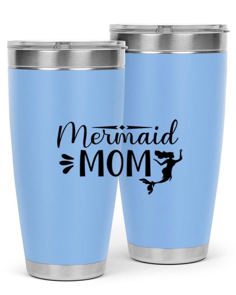 Mermaid Mom 372#- mermaid- Tumbler