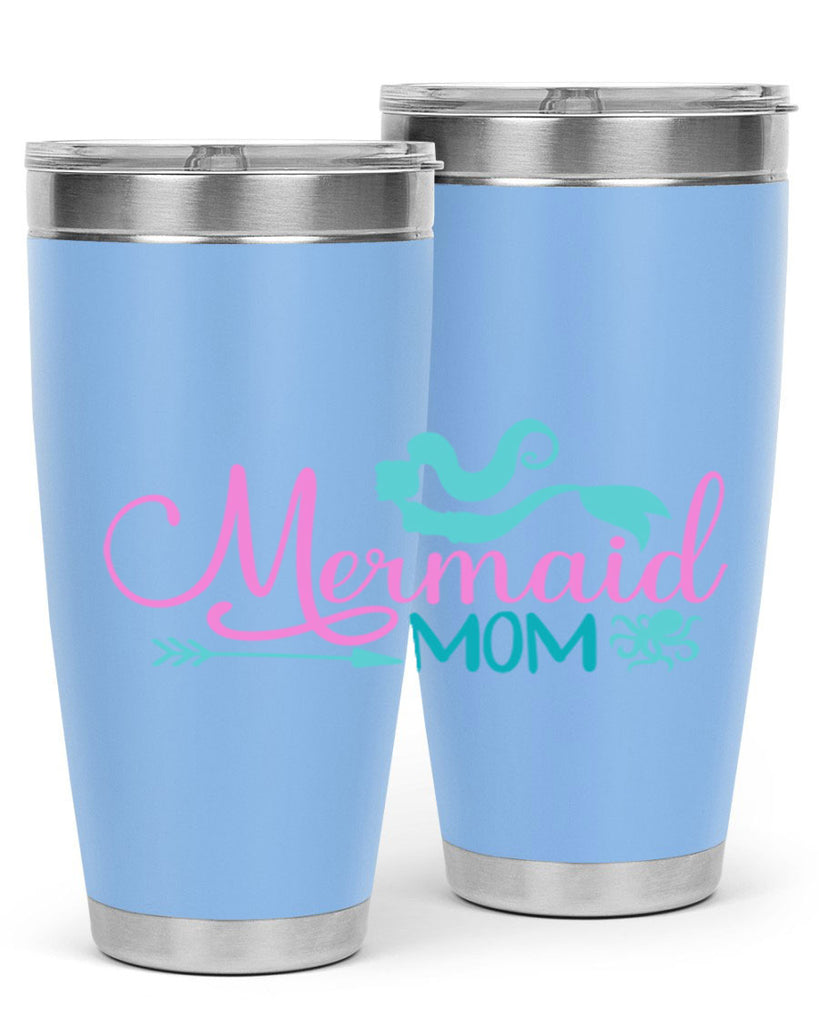 Mermaid Mom 374#- mermaid- Tumbler