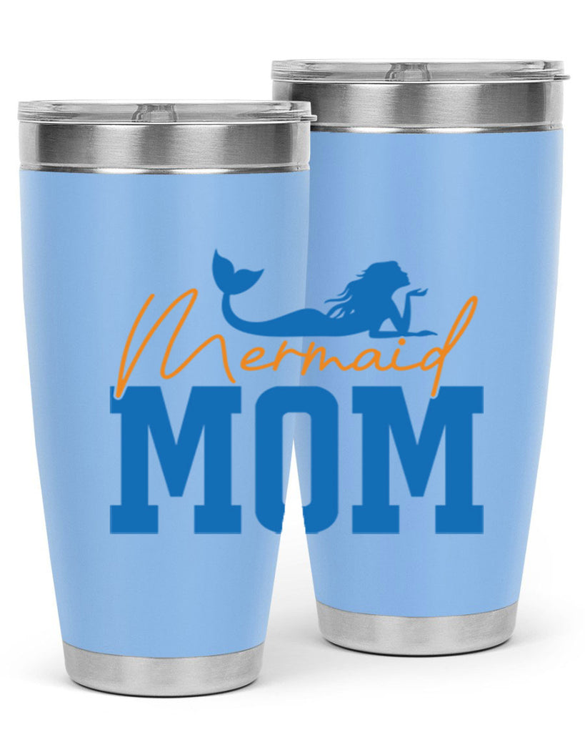 Mermaid Mom 375#- mermaid- Tumbler